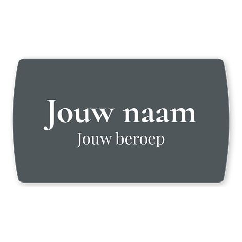 Naambadges gezondheidszorg - 70x40 mm - Acryl - Bordenmax.nl