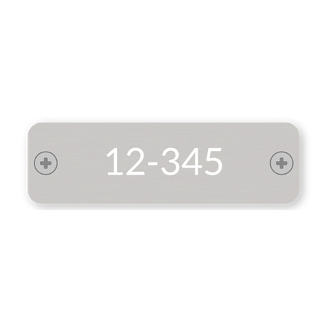 Custom stainless steel tags - Laser etched - 60x18 mm - Signomatic.co.uk