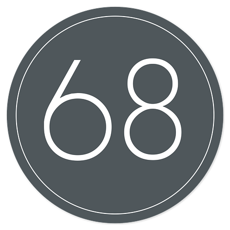 Personalised Door Numbers - Grey/White - Plastic - Signomatic.co.uk