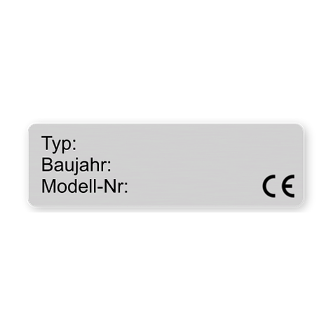 Typenschild bestellen - Aluminium - 60x18 mm - Schildermaxe.de