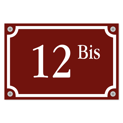 Plaque maison personnalisée - 150x100 mm - Plaqueomatic.fr