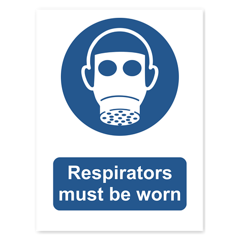 Mandatory sign - Vinyl - 75x100 mm- Signomatic.co.uk