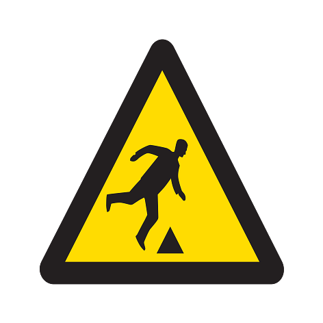 Warning Signs - Vinyl - 100x100 mm - Signomatic.co.uk