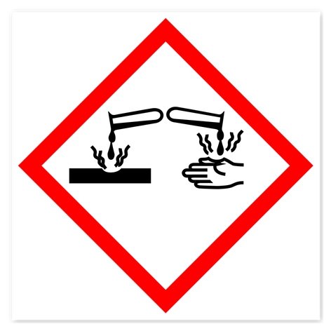 Hazard Symbols - 100x100 mm - Vinyl - Signomatic.co.uk
