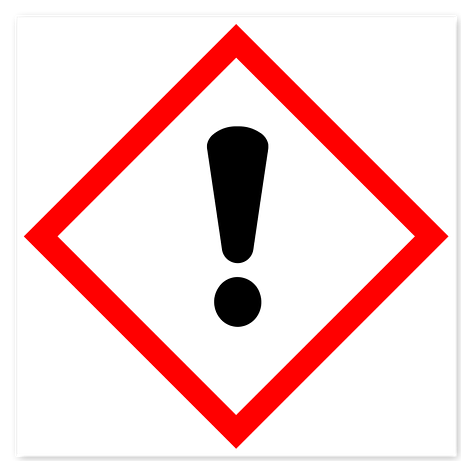 Hazard Symbols - 100x100 mm - Vinyl - Signomatic.co.uk