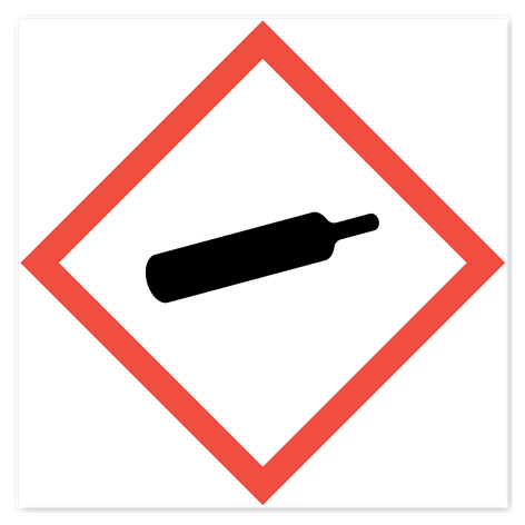 Hazard Symbols - 100x100 mm - Vinyl - Signomatic.co.uk
