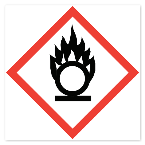 Hazard Symbols - 100x100 mm - Vinyl - Signomatic.co.uk