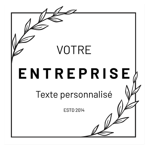 Autocollant de fenêtre - Vinyle - 500x500 mm - Plaqueomatic.fr
