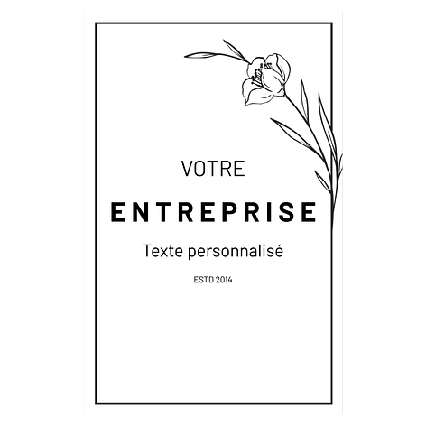 Stickers entreprise - Autocollants - 500x780 mm - Plaqueomatic.fr
