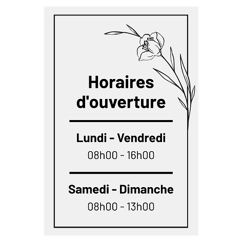 Autocollant - Adhésifs pour vitrine - 550x820 mm - Plaqueomatic.fr