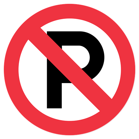 Autocollant parking - Vinyle - 300x300 mm - Plaqueomatic.fr