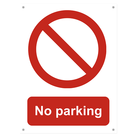 Parking signs - Vinyl - 300x400 mm -Signomatic.co.uk