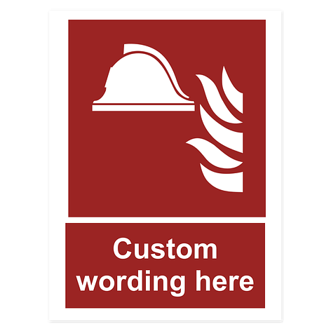 Fire Safety Signs - Collection of Firefighting Equipment - Vinyl - 150x200 mm - Signomatic.co.uk