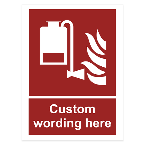 Fire Safety Signs - Portable Foam Applicator Unit - Vinyl - 150x200 mm - Signomatic.co.uk