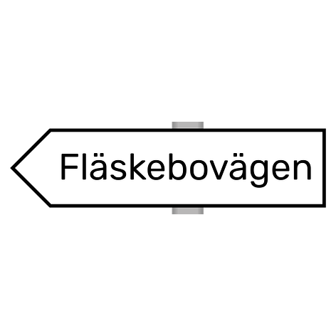Gatuskylt - Egen design - Aluminium - 600x150 mm - skyltmax.se