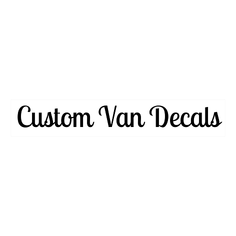Custom Van Decals - Self Adhesive Vinyl Lettering - Signomatic.co.uk