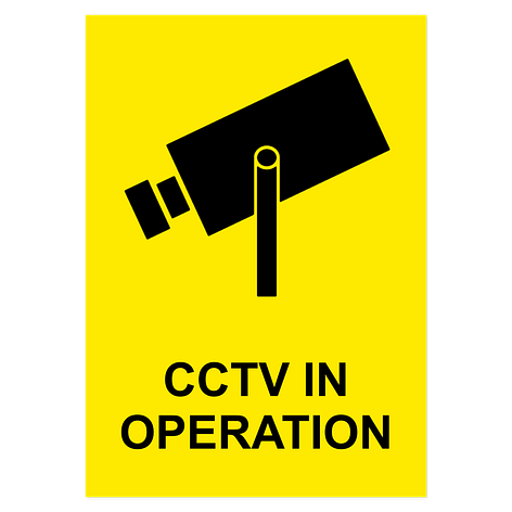 Information sign - CCTV in operation - 210x297 mm - Signomatic.co.uk