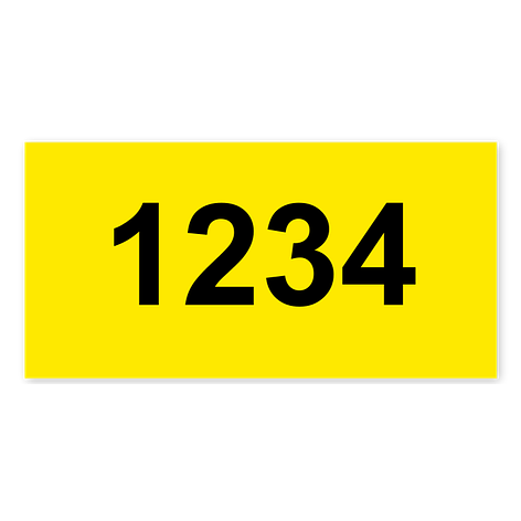 Typeplaatjes - Zelfklevend vinyl - 100x50 mm - Bordenmax.nl