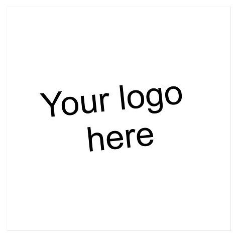 Custom magnetic signs - White/black - 300x300 mm - Signomatic.co.uk