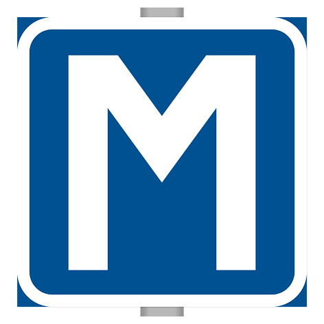 Parkeringsskylt - Mötesplats - Aluminium - 400x400mm - skyltmax.se