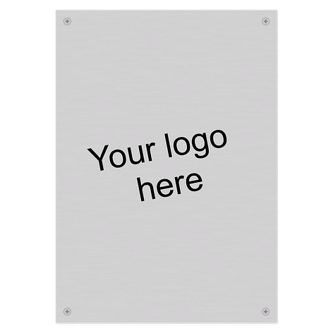 Custom aluminium signs - 210x297 mm - Signomatic.co.uk