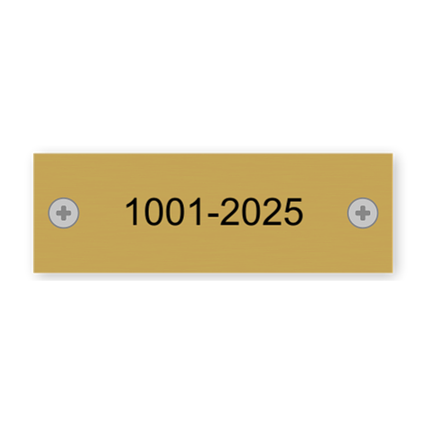 Typenschild bestellen - Aluminium - 60x20 mm - Schildermaxe.at