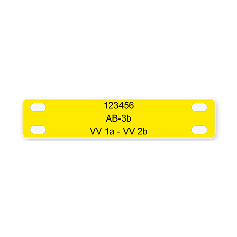 Cable Tags - Oil & fuel resistant - 75x15 mm - Signomatic.co.uk